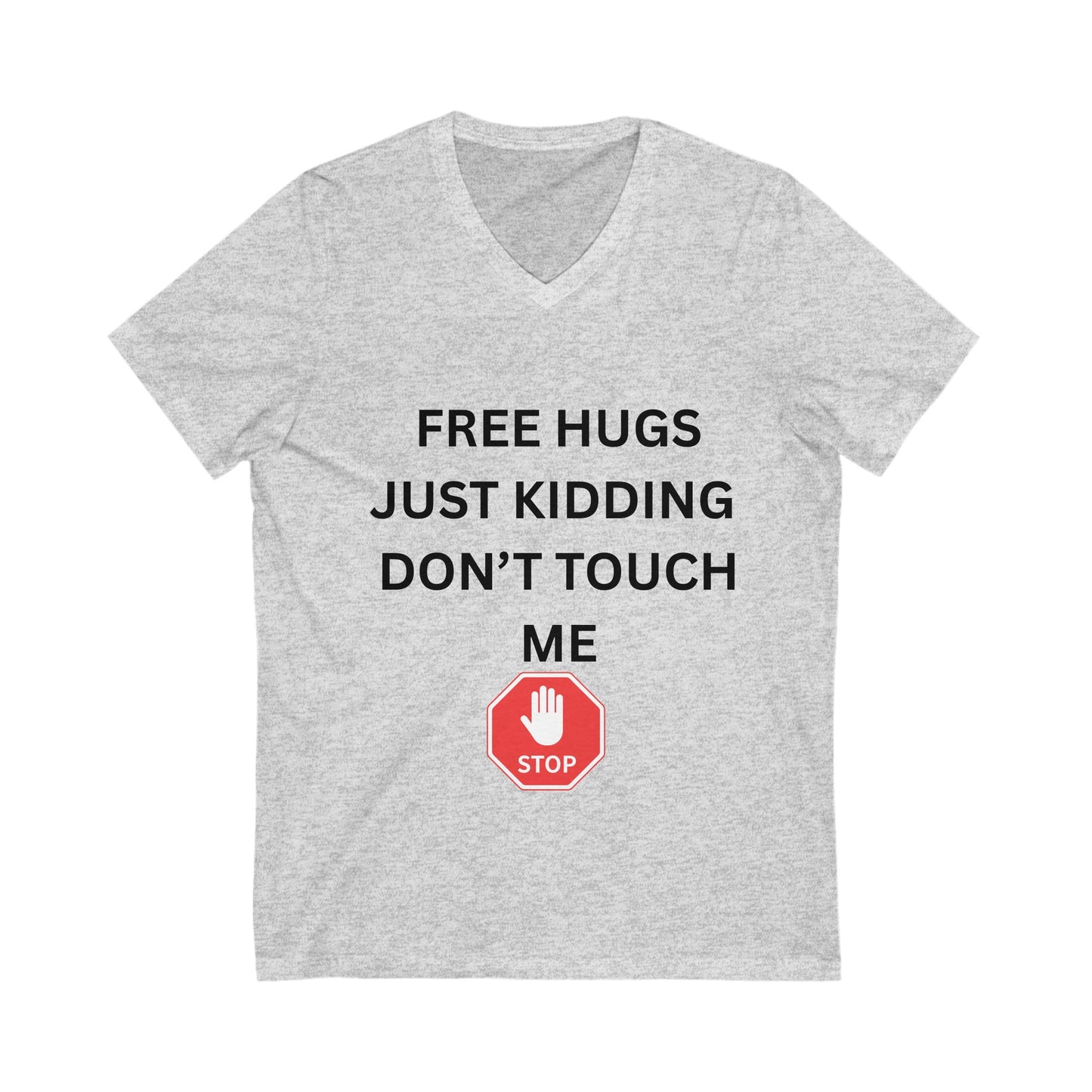 Unisex Jersey Short Sleeve V-Neck Tee