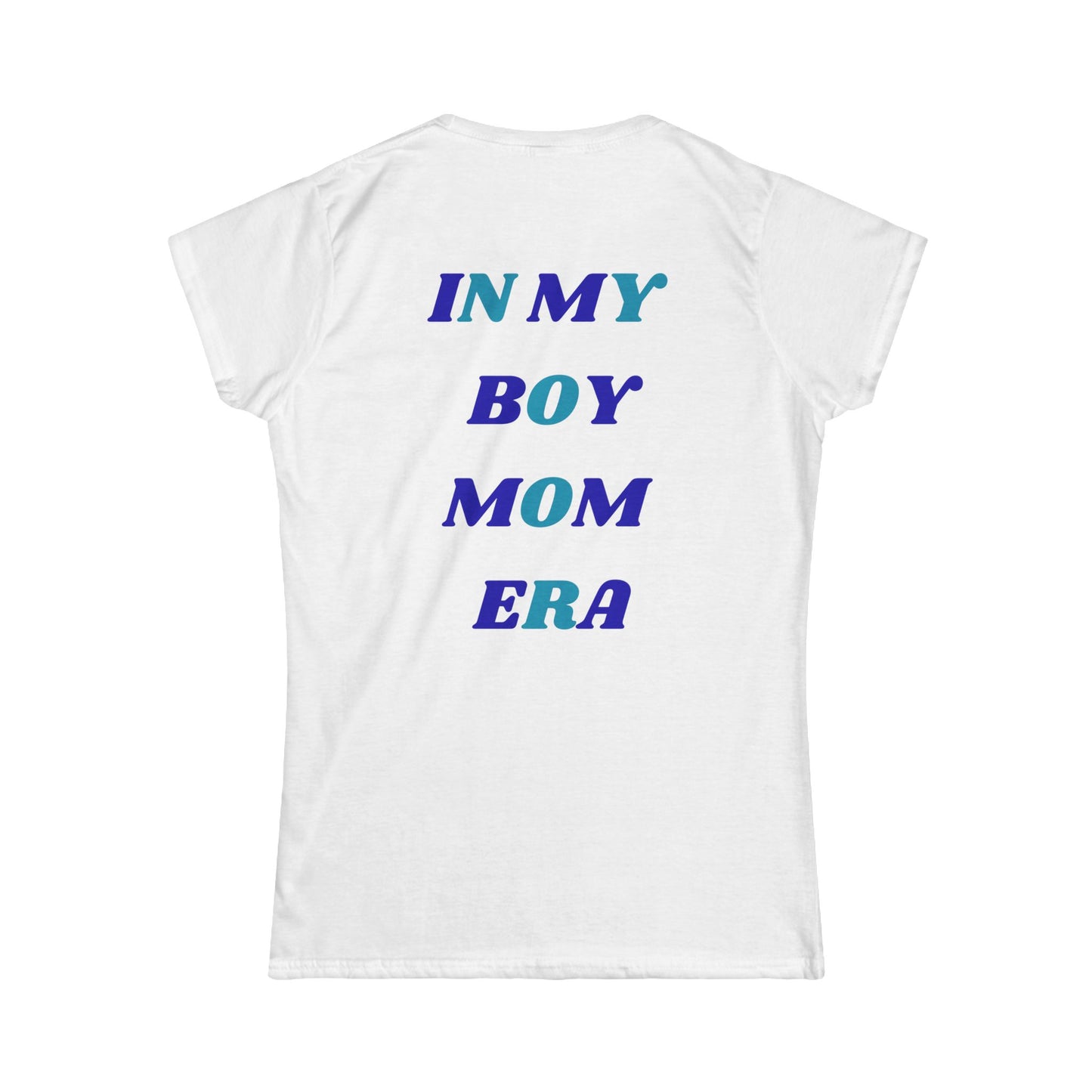 Boy Mom Era Tee | Women's Softstyle T-Shirt for Proud Moms | Gift for Mother's Day, Baby Showers, Family Outings, Casual Wear