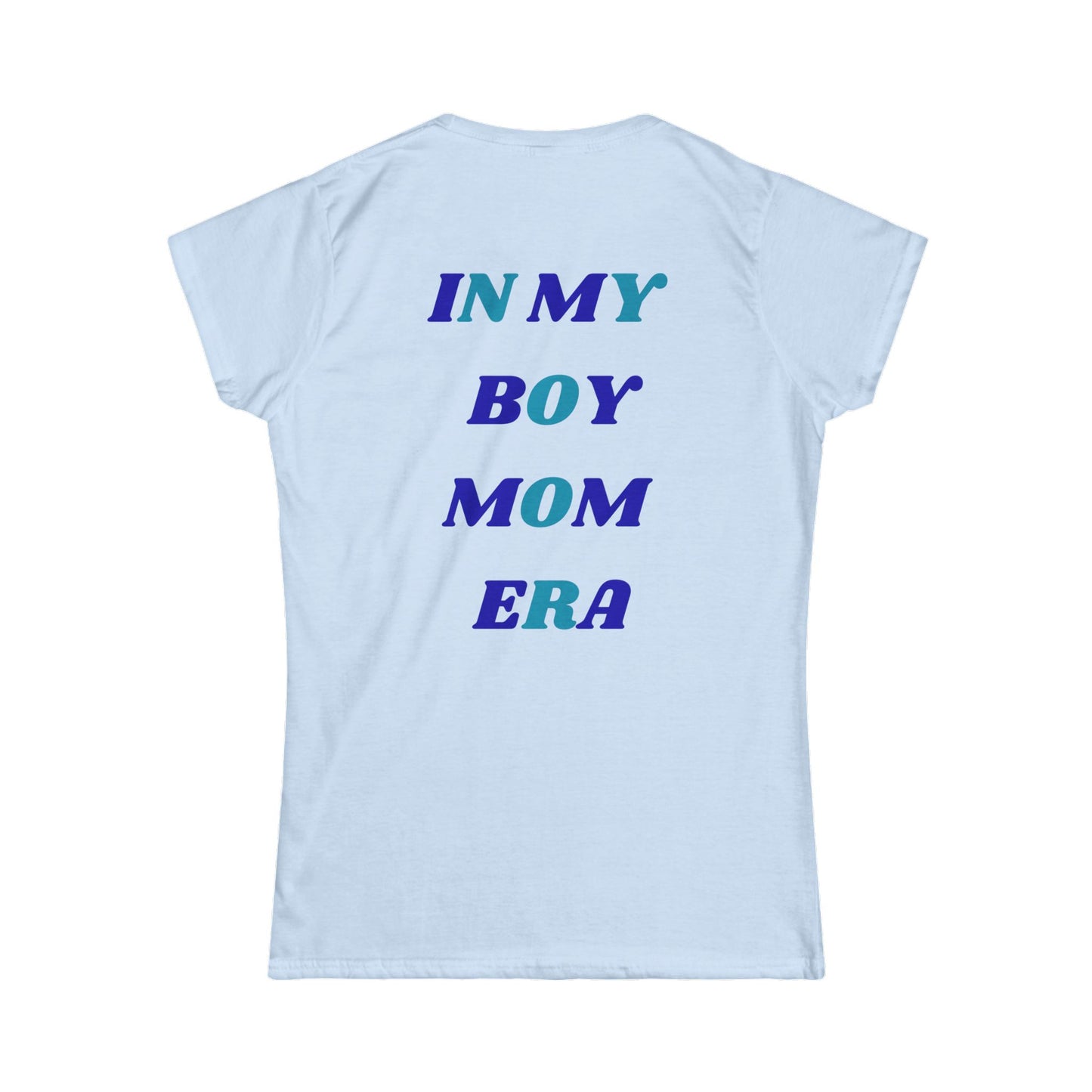 Boy Mom Era Tee | Women's Softstyle T-Shirt for Proud Moms | Gift for Mother's Day, Baby Showers, Family Outings, Casual Wear