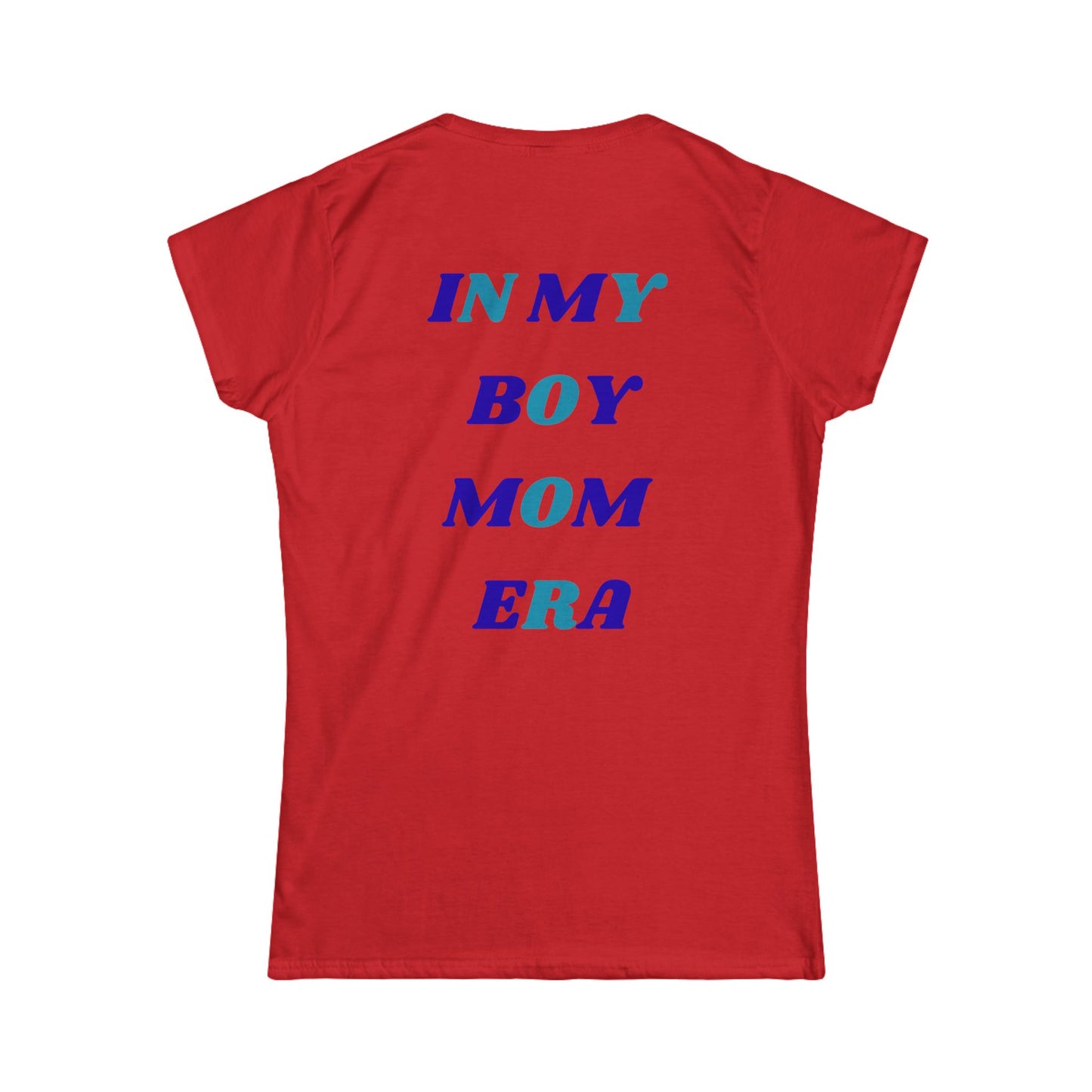 Boy Mom Era Tee | Women's Softstyle T-Shirt for Proud Moms | Gift for Mother's Day, Baby Showers, Family Outings, Casual Wear