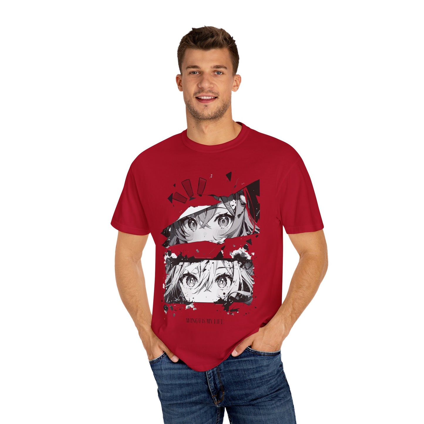 Anime-Inspired Artistic T-Shirt - Casualwear for Fans, Streetwear, Gift for Anime Lovers, Graphic Tee, Unique Statement Shirt