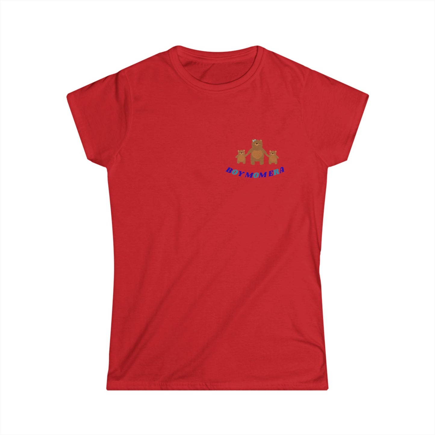 Boy Mom Era Tee | Women's Softstyle T-Shirt for Proud Moms | Gift for Mother's Day, Baby Showers, Family Outings, Casual Wear