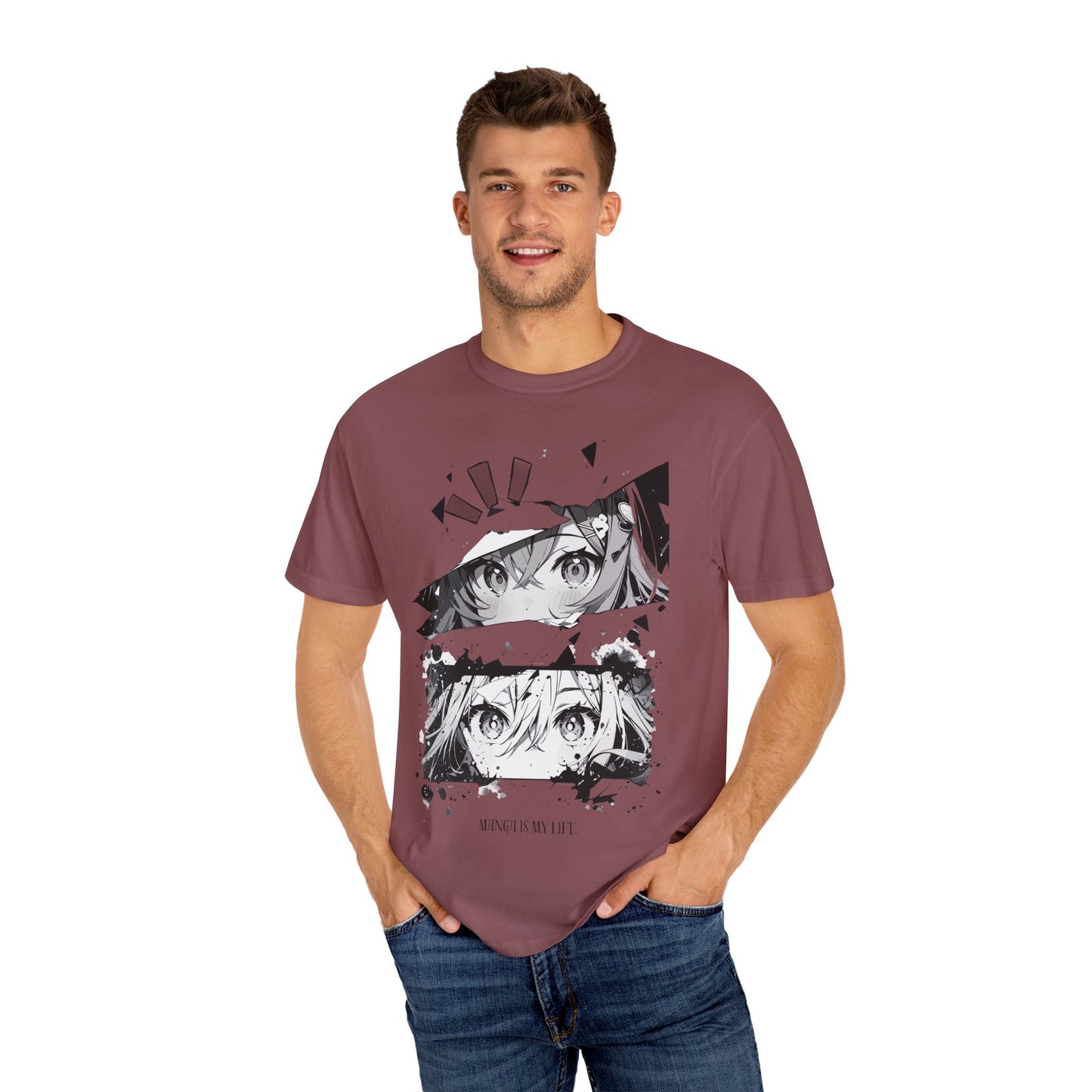 Anime-Inspired Artistic T-Shirt - Casualwear for Fans, Streetwear, Gift for Anime Lovers, Graphic Tee, Unique Statement Shirt