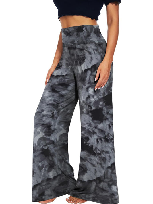 Wide-leg Tie-dye Trousers