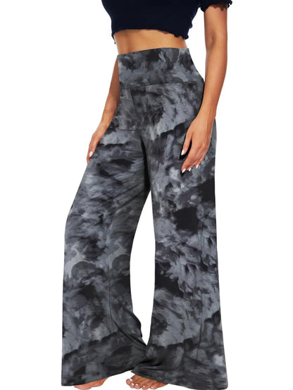 Wide-leg Tie-dye Trousers