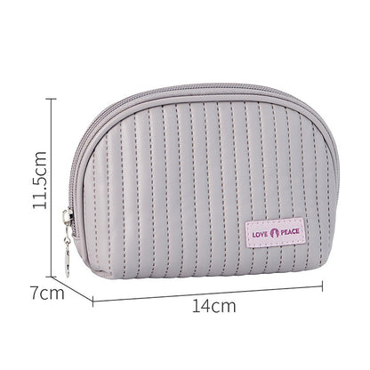 Round Cake Cosmetic Bag