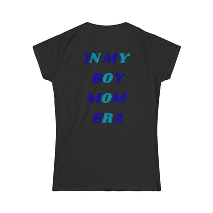 Boy Mom Era Tee | Women's Softstyle T-Shirt for Proud Moms | Gift for Mother's Day, Baby Showers, Family Outings, Casual Wear