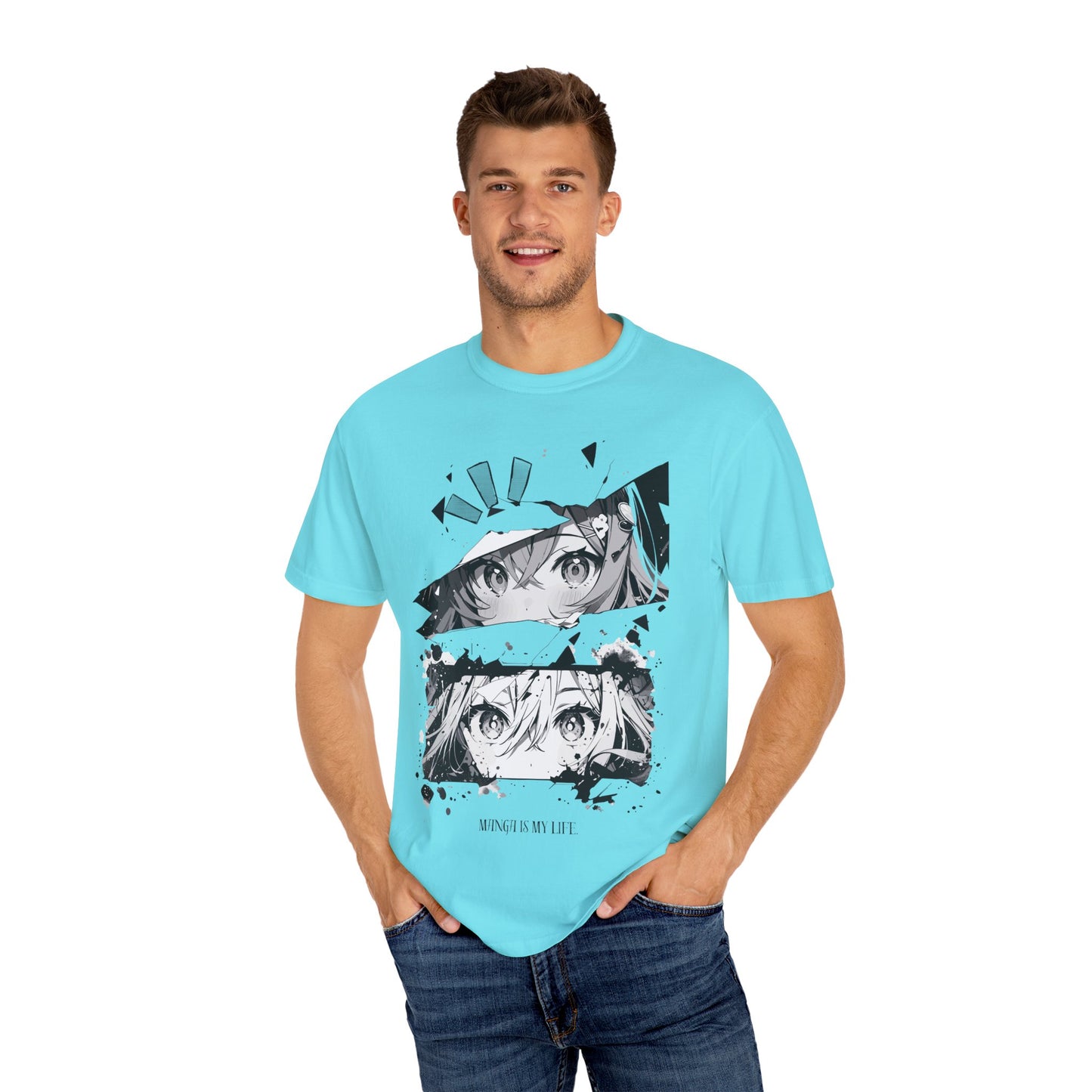 Anime-Inspired Artistic T-Shirt - Casualwear for Fans, Streetwear, Gift for Anime Lovers, Graphic Tee, Unique Statement Shirt