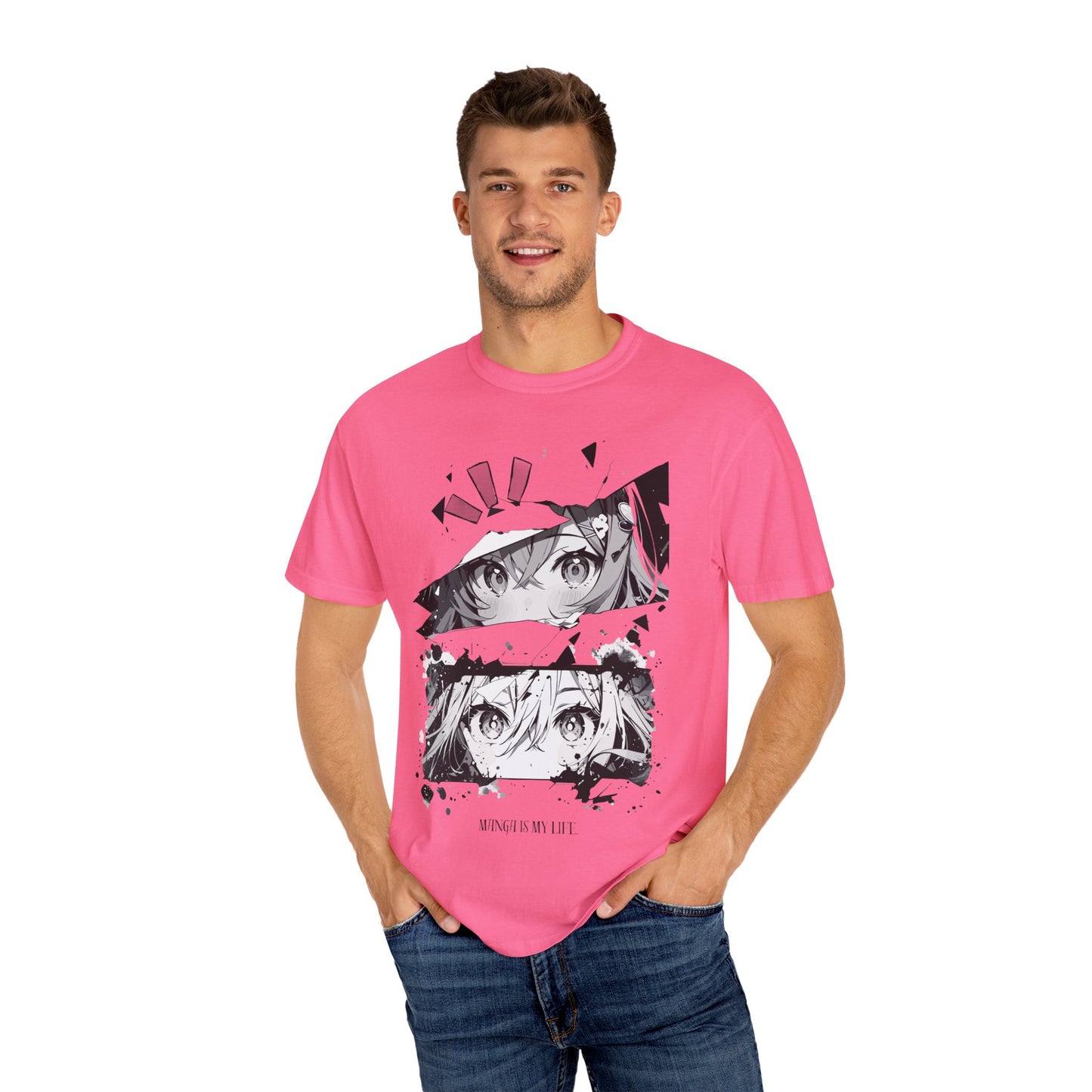 Anime-Inspired Artistic T-Shirt - Casualwear for Fans, Streetwear, Gift for Anime Lovers, Graphic Tee, Unique Statement Shirt