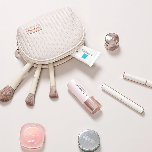 Round Cake Cosmetic Bag