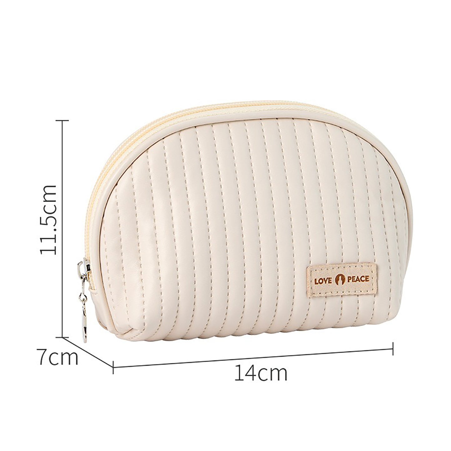 Round Cake Cosmetic Bag