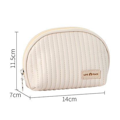 Round Cake Cosmetic Bag