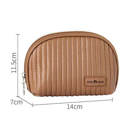 Round Cake Cosmetic Bag