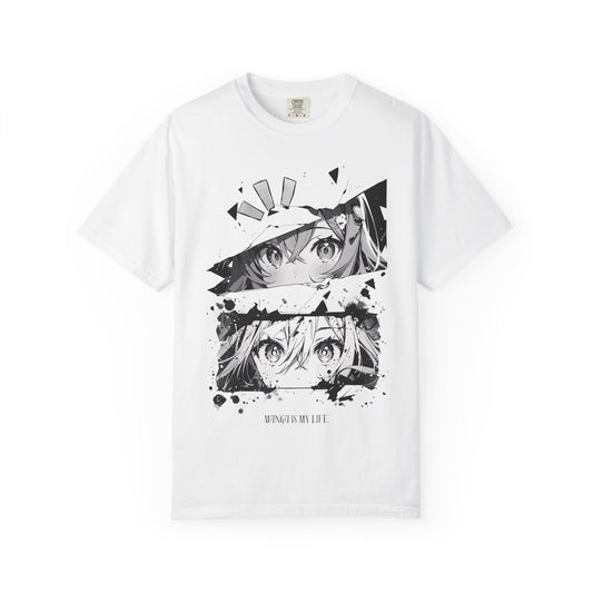 Anime-Inspired Artistic T-Shirt - Casualwear for Fans, Streetwear, Gift for Anime Lovers, Graphic Tee, Unique Statement Shirt
