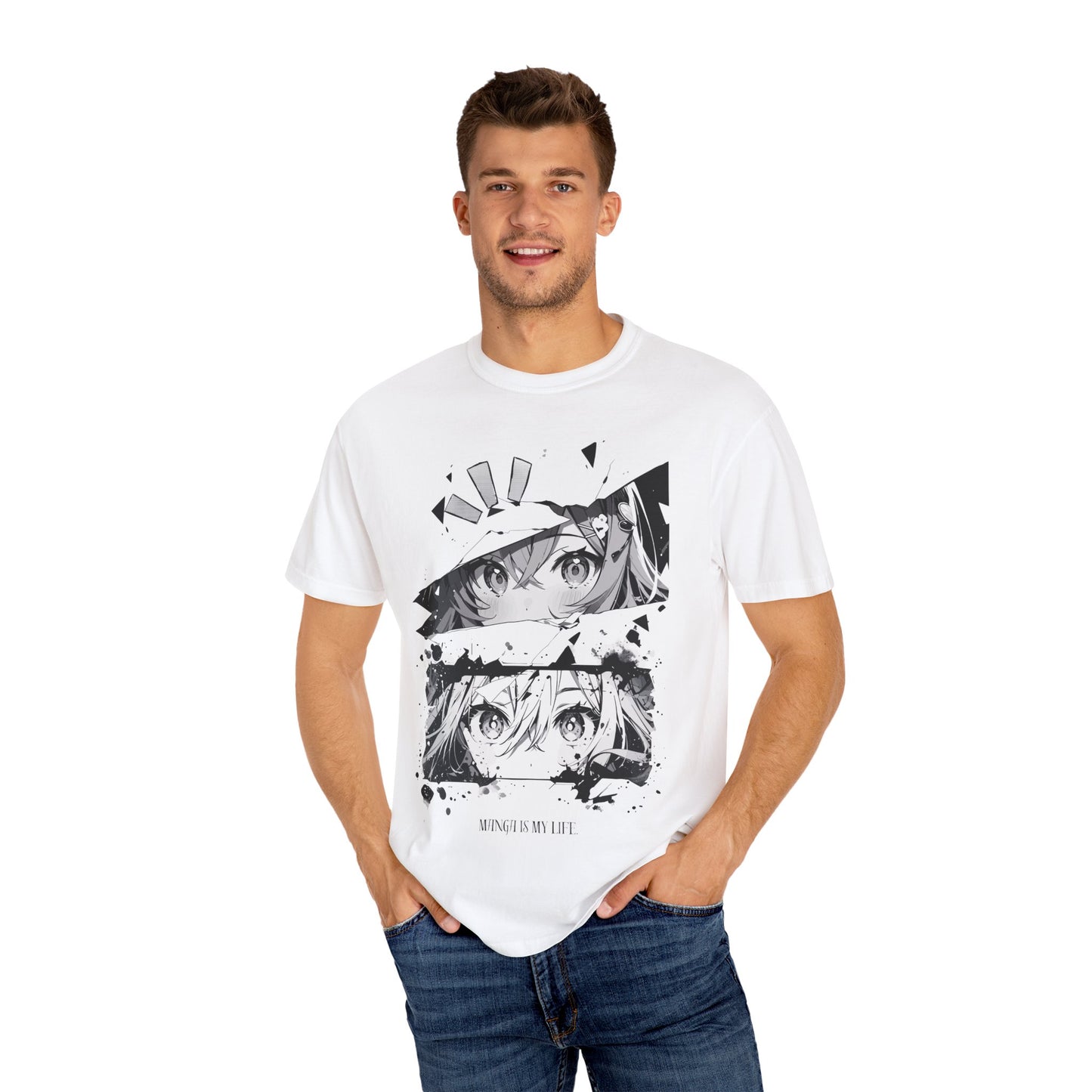 Anime-Inspired Artistic T-Shirt - Casualwear for Fans, Streetwear, Gift for Anime Lovers, Graphic Tee, Unique Statement Shirt