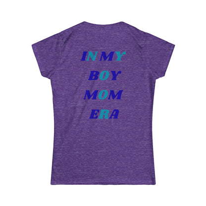 Boy Mom Era Tee | Women's Softstyle T-Shirt for Proud Moms | Gift for Mother's Day, Baby Showers, Family Outings, Casual Wear