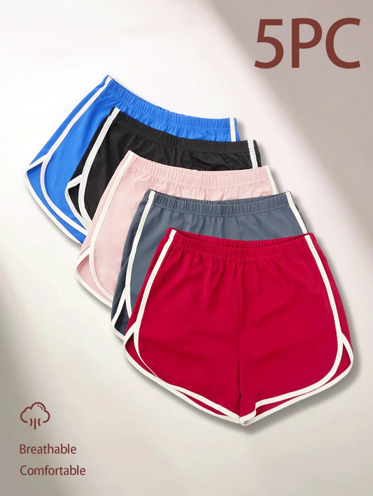 High Waist Drawstring Shorts