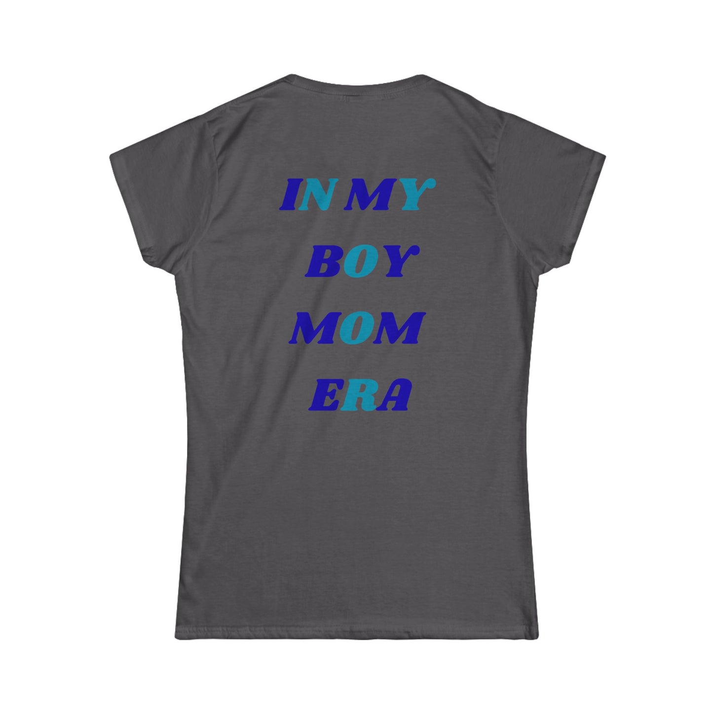 Boy Mom Era Tee | Women's Softstyle T-Shirt for Proud Moms | Gift for Mother's Day, Baby Showers, Family Outings, Casual Wear