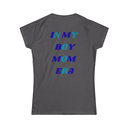 Boy Mom Era Tee | Women's Softstyle T-Shirt for Proud Moms | Gift for Mother's Day, Baby Showers, Family Outings, Casual Wear