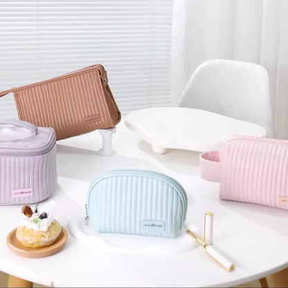 Round Cake Cosmetic Bag