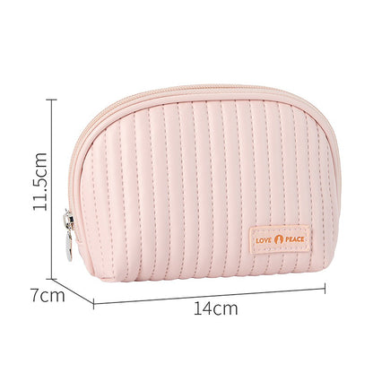 Round Cake Cosmetic Bag